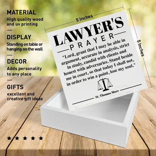 Vista 2 de Regalos de abogado para hombres y mujeres, regalos de graduación para estudiantes de derecho, abogados, jubilación, cumpleaños, regalos de Navidad