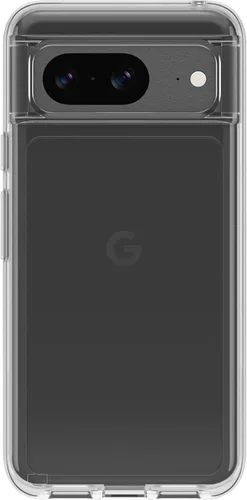 Vista 4 de OtterBox Funda transparente para Google Pixel 8 Symmetry Series: transparente, ultra elegante, compatible con carga inalámbrica, bordes elevados que