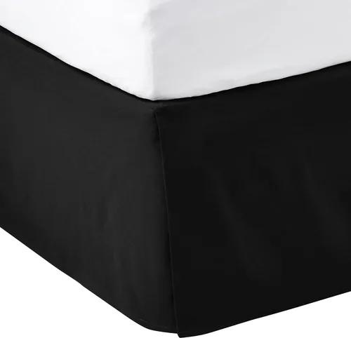 Vista 27 de Amazon Basics Falda de cama plisada ligera, individual, blanco brillante, sólido, (paquete de 8)