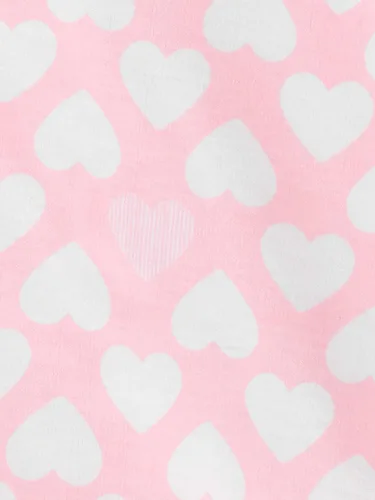 Vista 4 de Simple Joys by Carter's Manta de algodón sin mangas para bebé, paquete de 3 Corazones/Floral