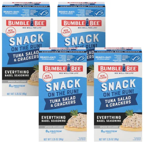Vista 33 de Ensalada de atún Bumble Bee con galletas saladas - Sin grasa - 3.5 oz (Paquete de 3)