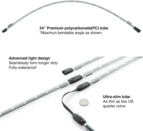 Vista 3 de XKGLOW KS-CAR-ADVANCE Tiras de luz LED y kit
