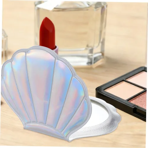Vista 7 de Luxshiny Espejo de bolsillo para mujer, espejo de billetera delgado, plegable, portátil, compacto, de doble cara, plegable para maquillaje ()