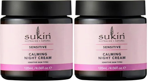 Vista 7 de Sukin Hidratante nocturno Brightening Glow con ciruela Kakadu y vitamina E, 1.69 onzas