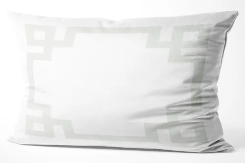Vista 72 de Funda de almohada rectangular con cremallera en un lado impreso de 12 x 16 pulgadas, color blanco y rosa intenso Rosa fucsia