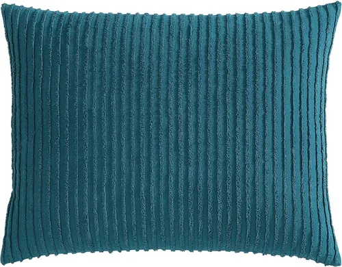 Vista 21 de Beatrice Home Fashions Colcha de chenilla Channel, King, color azul