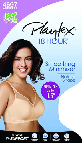Vista 7 de Playtex Sujetador reductor sin varillas para mujer de 18 horas US4697
