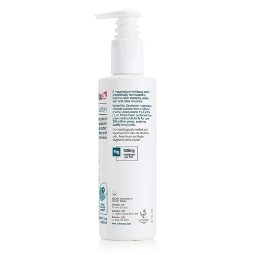 Vista 7 de BetterYou Loción corporal de magnesio - Crema corporal con magnesio y manteca de karité - Suaviza la piel, relaja los músculos - Nutritiva y ligera