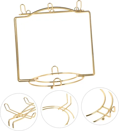 Vista 7 de Housoutil Para tazas tazas con platos, soportes colgantes para restaurante, ganchos para exhibición, escurridor de almacenamiento, estante