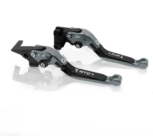 Vista 10 de Palancas de embrague de freno plegables ajustables para motocicleta para Yamaha MT-07 FZ-07 FZ07 MT07 2014 2023 Manijas de control delantero