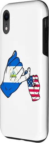 Vista 17 de iPhone 15 Parent and child Nicaragua USA family Case