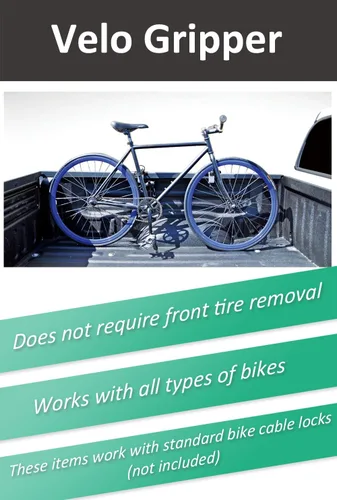 Vista 3 de Inno, portabicicletas para transportar bicicletas en plataforma de camión, de tamaño estándar