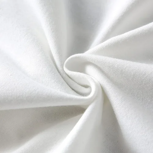 Vista 5 de ZSYKD Sudadera corta de manga larga con estampado de letras para mujer color blanco Blanco
