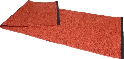 Vista 4 de KD Willmax Tapete de yoga de algodón hecho a mano de algodón orgánico con elementos naturales, tejido a mano, lavable, 100% orgánico, altamente