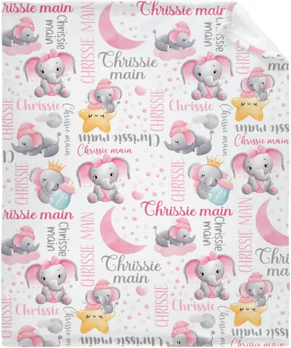 Vista 14 de Manta de elefante con globos, manta de franela súper suave y ligera para niños, adultos, adecuada para sofá, cama, campamento, viajes, todas