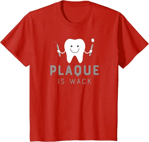 Vista 61 de Plaque is Wack Funny Dental Hygienist T-Shirt Asphalt Grey
