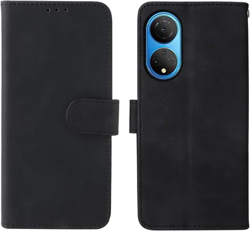 Vista 8 de Compatible con Honor X7, cubierta trasera magnética de cuero plegable con ranura para tarjeta para Honor X7
