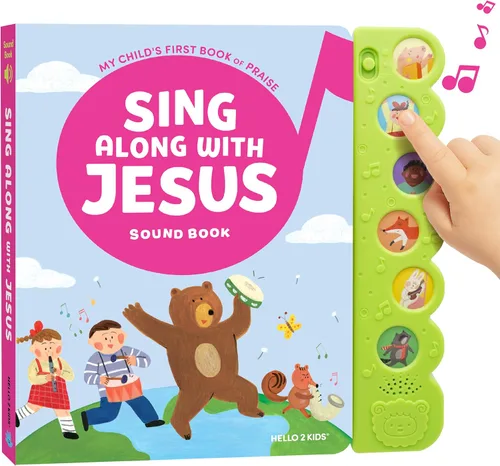 Vista 14 de Bible Heroes Libros cristianos con sonido para niños, 6 canciones de la Biblia para niños pequeños, regalos cristianos para niños, Biblia para bebés