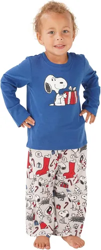 Vista 2 de Nite Nite Munki Munki Conjunto de pijama de camiseta y pantalón Ls para mujer