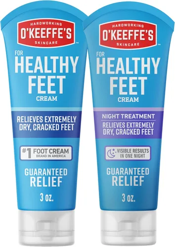 Vista 12 de O'Keeffe's for Healthy Feet Night Treatment Crema para pies, tubo de 3 onzas (paquete de 2), alivio nocturno garantizado para pies extremadamente
