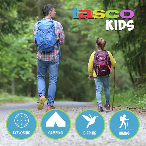 Vista 7 de Tasco Kids Binoculars 8x21, Compact Binoculars for Kids Ages 3-12, Great for Adventures, Hiking, Camping, Travel, Bird Watching