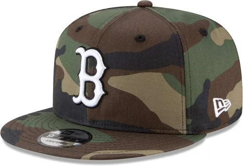 Vista 6 de New Era Gorra unisex MLB 9Fifty Camo con logotipo primario ajustable Snapback para adultos, talla única Negro