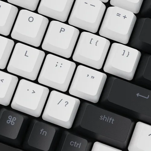 Vista 6 de Keychron K2 Teclado mecánico inalámbrico Bluetooth/USB con cable, diseño 75% intercambiable en caliente, 84 teclas, retroiluminación LED RGB, marco