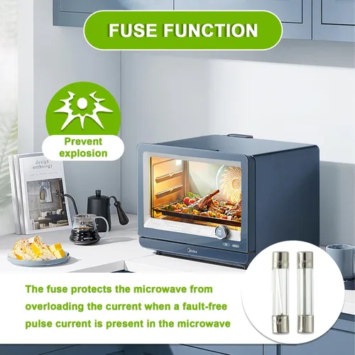 Vista 4 de Fusibles de horno microondas para el horno microondas en cocina para los siguientes modelos de horno microondas GE JVM3160RF2SS JVM3160EF4ES