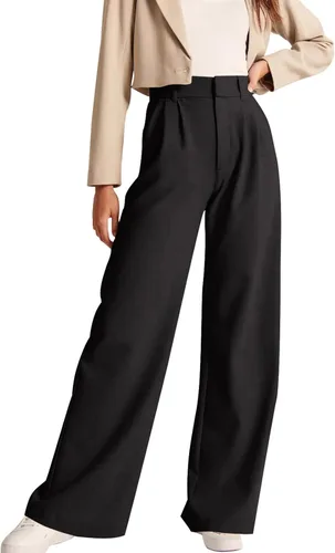 Vista 22 de NIMIN Pantalones de trabajo para mujer, trajes casuales de negocios