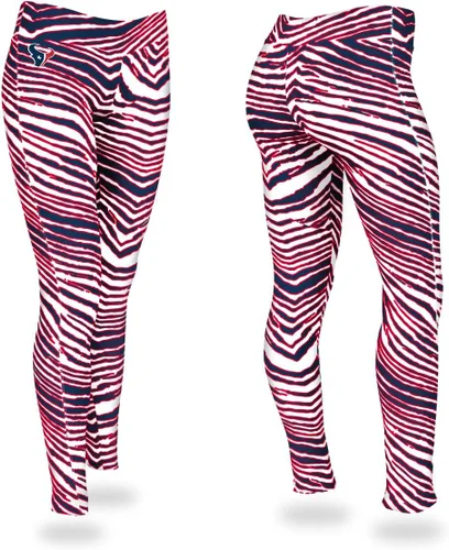 Vista 18 de Zubaz - Leggings con estampado de cebra para mujer con licencia oficial de la NFL, color del