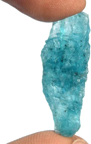 Vista 3 de GEMHUB AAA++ Calidad Aguamarina 14.00 Ct Natural Crudo Certificado Cielo Azul Aguamarina Alambre Envuelto Piedra, Gema, Brasil - Aguamarina