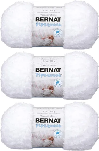 Vista 11 de Bernat Pipsqueak - Hilo para bebé, paquete de 3 unidades de 3.5 onzas (3.53 oz/3.5 onzas), poliéster, 5 voluminosos, 101 yardas, tejido/ganchillo