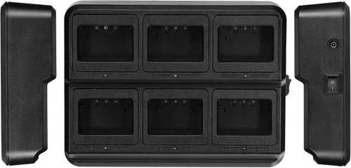 Vista 5 de BAOFENG Cargador de seis vías UV-5R Estación de carga multiunidad para UV-5R 8W BF-F8HP GT-5R UV-5R+ Plus UV-5RE UV-5RTP UV-5RX3 UV-5RA UV-5G Walkie