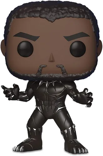 Vista 2 de Funko Pop! Marvel: Black Panther Movie - Figura coleccionable de Black Panther (los estilos pueden variar) gris, 2.5 x 2.5 pulgadas