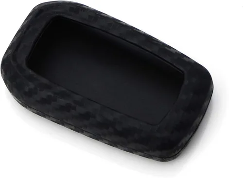 Vista 4 de iJDMTOY Funda de silicona suave con patrón de fibra de carbono, compatible con Toyota Mirai y JDM Importado Toyota Fortuner Hilux Land Cruiser Prado