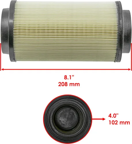 Vista 2 de Caltric Limpiador de filtro de aire compatible con Polaris Trail Boss 325 2000 2001 / Trail Boss 330 2010-2013