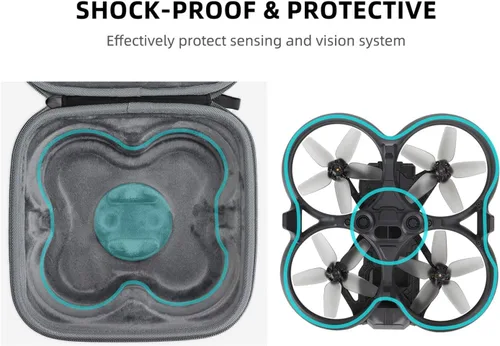 Vista 4 de Avata Bolsa de transporte para DJI Avata Goggles 2 Motion Controller Case Cover FPV Drone RC Accesorios de control remoto Protección rígida