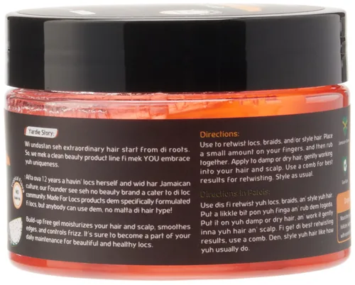 Vista 3 de Made For Locs Jamaica Reggae Roots Gel Retwisting 4 oz (Tropical Flava)