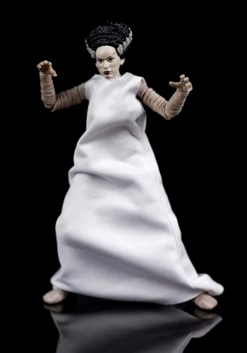 Vista 3 de Jada Toys Universal Monsters - Figura de acción de la novia de Frankenstein de 6 pulgadas, juguetes para niños y adultos, color negro