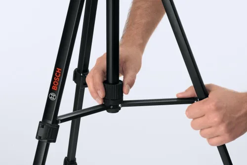 Vista 7 de BOSCH BT 150 Trípode Compacto con Altura Extensible para Uso con Láseres de Línea, Láseres de Punto y Medidores de Distancia Láser