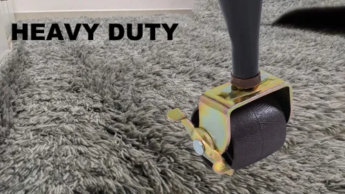 Vista 3 de Ruedas de marco de cama resistentes con vástago de metal, rodillos con funda de enchufe, juego de 4 bloqueos Heavy Duty, Sturdy, Roll Smoothly