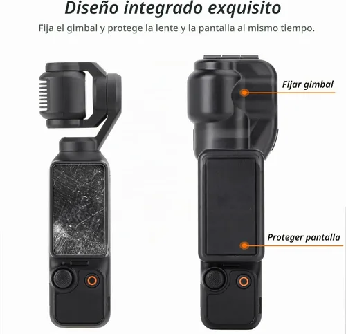 Vista 3 de Gimbal Cover Case Camera Lens Protector Cap for DJI Osmo Pocket 3 Handheld Camera Lens Screen Protector Guard Protection for Osmo Pocket 3