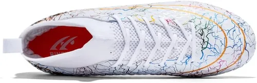 Vista 2 de Zapatos de fútbol para hombre y mujer, zapatos de fútbol para interiores, zapatos de fútbol para exteriores, zapatos de fútbol para niños, tacos