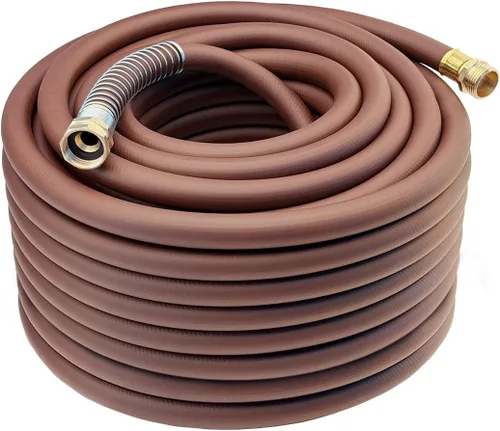 Vista 42 de Wiseflow Leader Hose Manguera de agua resistente de 3 x 5/8 pulgadas con accesorios de latón macho a hembra, extensor de manguera corta para carrete