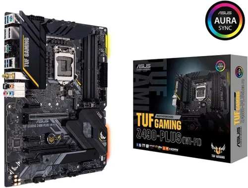 Vista 5 de ASUS TUF Gaming Z490-Plus (WiFi 6), LGA 1200 (Intel 10ª generación) ATX placa base