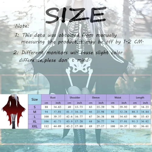 Vista 6 de Women's Renaissance Dress Gothic Medieval Halloween Dress Victorian Ball Gowns Cosplay Party Casual Vintage Dresses