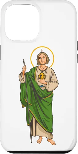 Vista 25 de Funda para iPhone 16 San Judas Tadeo. Santo De Las Causas Difícil