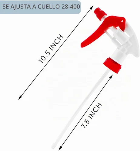 Vista 6 de Cornucopia Brands 28-400 boquillas rociadoras de gatillo de repuesto (paquete de 12); pieza de repuesto resistente de 16 onzas / 32 onzas botellas