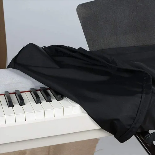 Vista 2 de Ruibo Cubierta de teclado de 61 teclas/cubierta de polvo para teclado de piano electrónico impermeable con cordón hecho de Oxford 420D