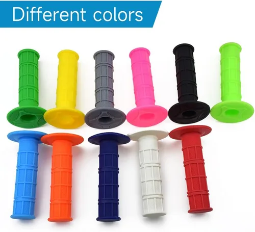 Vista 7 de HIAORS 7/8" Empuñaduras universales para motocicleta, compatibles con YZ125 YZ250 YZ426F YZ450F TTR250 WR250R YZ80 YZ85 50cc 110cc 70cc Pit Dirt Azul